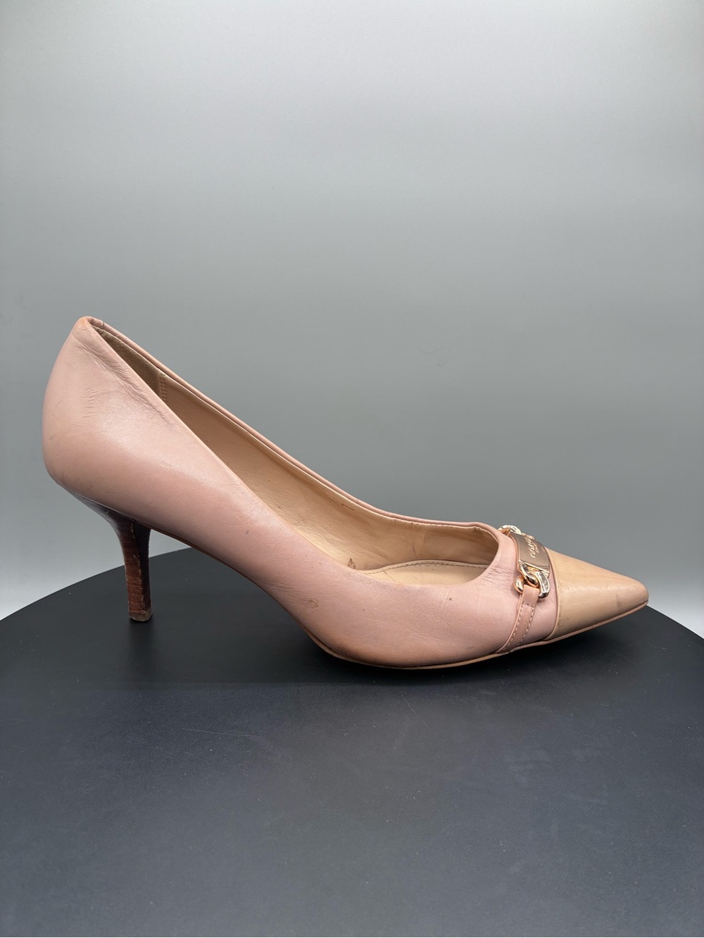 Coach Bowery Pointed Toe Leather Pumps Womens 9.5 B Blush